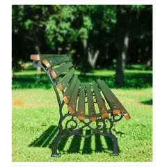 DMUEBLES - BANQUETA PARQUE JARDIN MIKA BANCA NATURAL