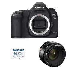 CANON - Cámara Réflex 5D Mark II Yongnuo 50mm F18 Reacondicionado