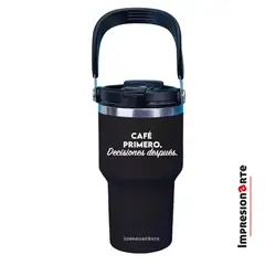 IMPRESIONARTE - Vaso Térmico Portátil de Acero Inoxidable de 600 ml Decisiones despúes