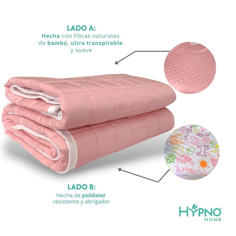 Manta Pesada Antiestrés Hypno De Bambú 2.3 Kg