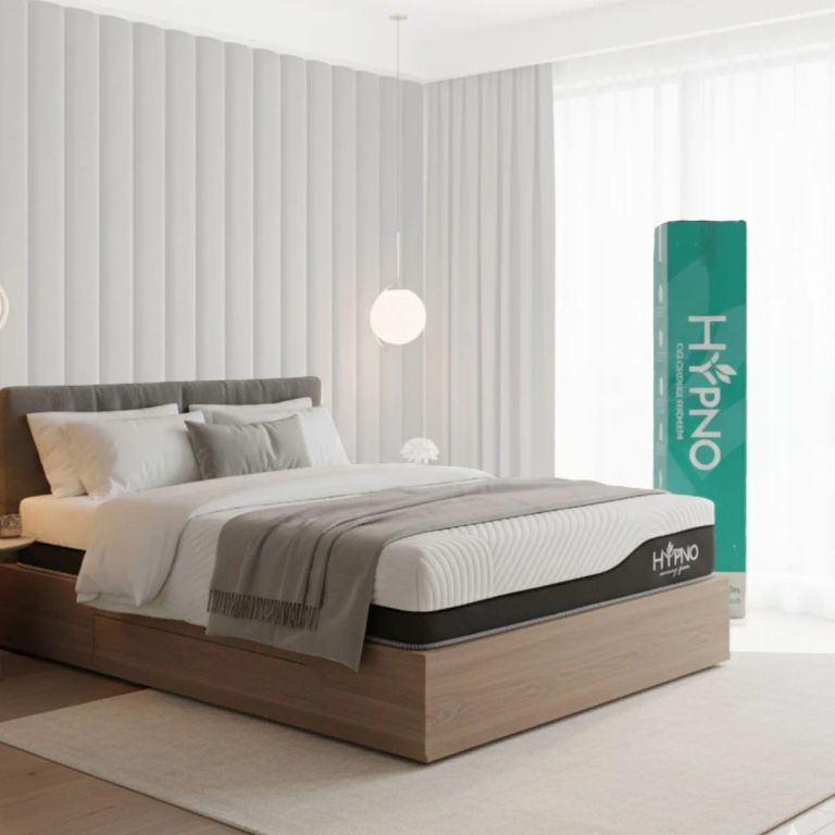 Colchón Memory Foam Hypno 1.5 Plz Con Funda Bambú