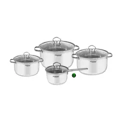 LUISSANT - Set de ollas Acero Inoxidable LU-8278E 8 Piezas