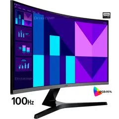 SAMSUNG - Monitor Curvo 27 FHD 100Hz LS27D390GANXZA