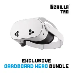 META - Quest 3S 128 GB Gorilla Tag Cardboard Hero Bundle