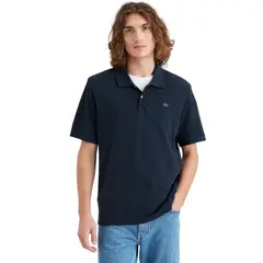 DOCKERS - Polo Hombre Piqué Rib Collar Regular Fit Azul