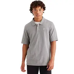 DOCKERS - Polo Hombre Piqué Rib Collar Regular Fit Gris