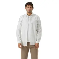 DOCKERS - Camisa Hombre Long Sleeve Signat Classic Fit Gris
