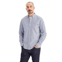 DOCKERS - Camisa Hombre Oxford Regular Fit Azul