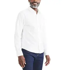 DOCKERS - Camisa Oxford Regular Fit Blanca