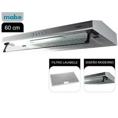 Mabe - Campana Extractora Mabe CMU6020PI0 60 CM