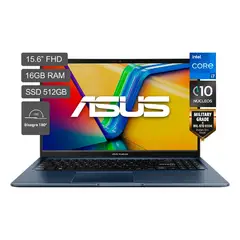 ASUS - Laptop Vivobook X1502VA-NJ809W 15.6'' FHD Intel Core i7-13620H 16GB DDR4, 512GB SSD Windows 11