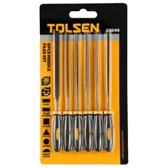 TOLSEN - Juego de Limas de Precisión 6 pcs - 32046