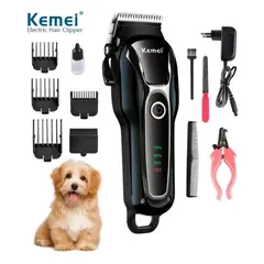 KEMEI - Cortadora Pelo Mascotas Km-1991 Inalámbrica Recargable
