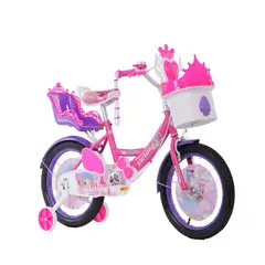 GENERICO - Bicicleta Para Niña Infantil Sonido Luz Aro 16 Fucsia 7220
