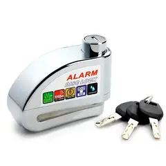 KMASTER - Candado de Disco pesado para moto Alarma Bicicleta