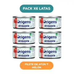 ORIGENS - Pack x6 Origens Cat filete de Atún y Melon 85 gr