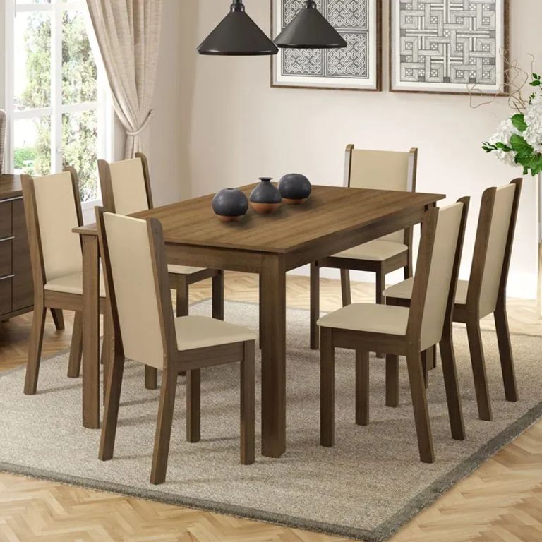 Juego de Comedor Miriam con 6 Sillas