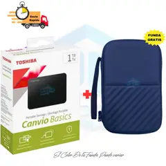 Toshiba - Disco Duro Externo Toshiba Canvio Basics 1 TB