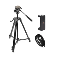 WEIFENG - Trípode WT-3970+Adaptador Celular A Trípode+Disparador