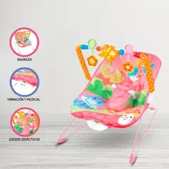 CUZKA - Bauncer Mecedora »DELUXE» RANITA PINK