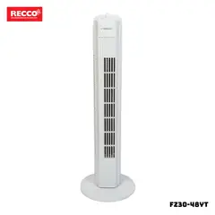GENERICO - VENTILADOR DE TORRE RECCO 45W BLANCO - FZ30-48YT