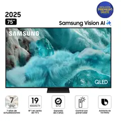 SAMSUNG - TELEVISOR QLED 75" UHD 4K Vision AI Smart TV QN75Q7F5AGXPE (2025)