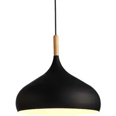 HOME NEAT - Lámpara colgante Moderna araña Ø24cm Macaron - Negro