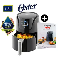 OSTER - Freidora de aire digital Oster® de 18L CKSTAF18D + LIBRO INSTANT CRISP