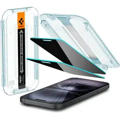 SPIGEN - Protector de pantalla GLAS Antiespia para iPhone 16 Pro