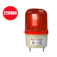 OPALUX - Circulina LED 220 VAC - Color Roja con Sonido -