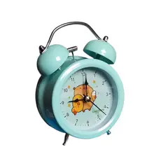 GENERICO - Reloj de mesa infantil Despertador Campana - Temática Capibara - Verde