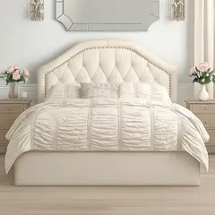 GENERICO - Cama Box Tarima Vintage Champagne Queen La Industria