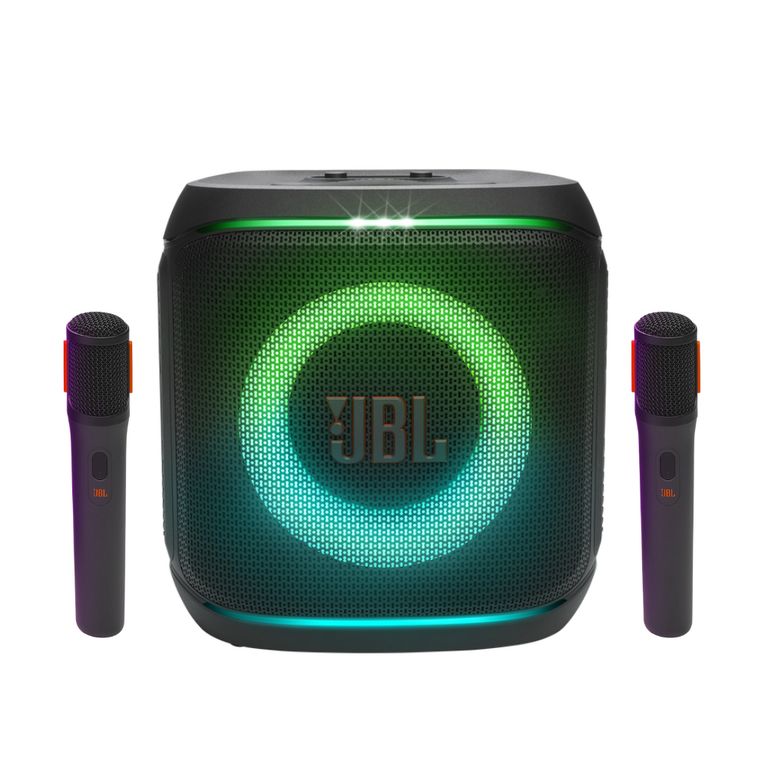 Parlante JBL Partybox Encore 2 con 2 microfonos con hasta 15 horas