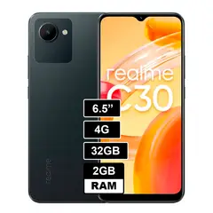 REALME - REALME C30s 4G 32GB 2GB - NEGRO