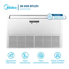 MIDEA - Aire Acondicionado 36000 BTU Piso Techo Inverter Frío Solo