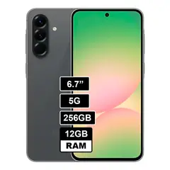 SAMSUNG - Celular Galaxy A56 5G 256GB 12GB RAM cámara principal 50MP frontal 12MP Negro