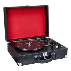 U BUY - Tocadiscos Maleta Bluetooth Con Altavoces 3 Velocidades