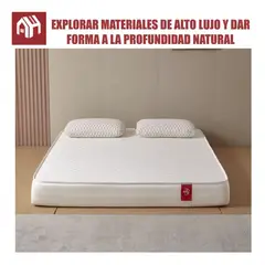 ANYHOGAR - Colchón Espuma 2 Plazas 150x190x15cm