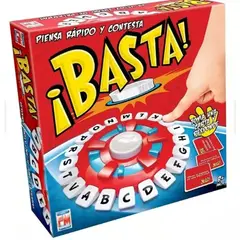 GENERICO - Juego Basta Con Tablero Ruleta 100% En Español Rojo