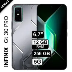 INFINIX - Celular Gt 30 Pro 5G Dual Sim 256GB 12GB Ram GRIS