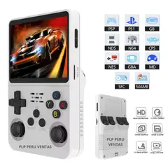 OEM - VideoJuego R36S Portatil 128GB 3500mAh Blanco