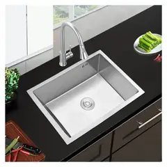 MAGIC - Lavadero de Cocina Acero Inoxidable 1 Poza Satinado 50x44 cm