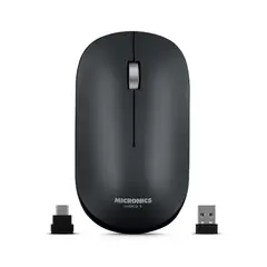 MICRONICS - Mouse Oficina 3MBT Inalámbrico Recargable Ludico3 M722-3m