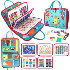 GIOIO - Juguete Tablero Montessori Sensorial Para Niños De Dos Años