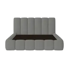 BARAKA HOME - Dormitorio Premium Nube Queen - Gris oscuro