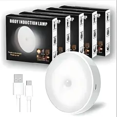 GENERICO - FOCO LÁMPARA LED CON SENSOR INTELIGENTE RECARGABLE PORTÁTIL