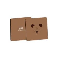 INGENIAL - Set de posavasos Bear x 8 unds.