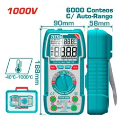 TOTAL TOOLS - Multimetro Digital Autorango 20000 Conteos Total - TMT5410003