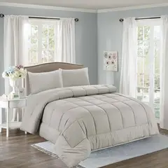 CASATEX - Edredón + Juego de sábanas Queen size 100% Algodón