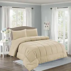 CASATEX - Edredón + Juego de sábanas Queen size 100% Algodón